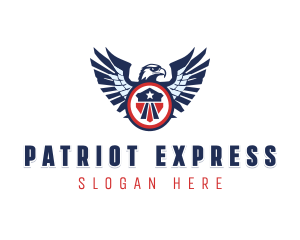 Military Eagle Patriot logo design