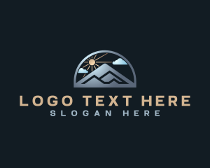 Rural - Mountain Hill Travel logo design
