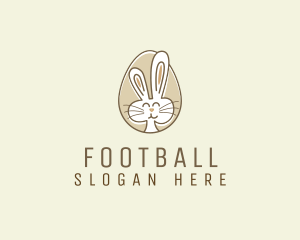 Bunny Rabbit Egg Logo