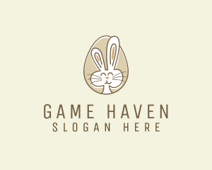 Toy Store - Bunny Rabbit Egg logo design