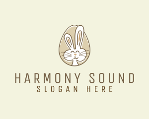 Toy Shop - Bunny Rabbit Egg logo design