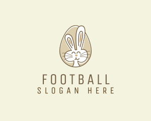 Egg - Bunny Rabbit Egg logo design