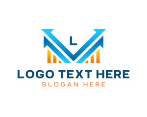 Elevation - Graph Arrow Agency logo design
