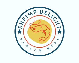 Seafood Shrimp Business logo design