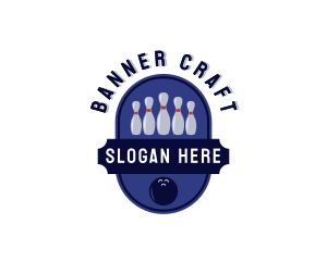 Sports Bowling Alley logo design