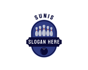 Sports Bowling Alley logo design