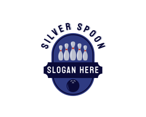 Sports Bowling Alley logo design