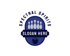 Sports Bowling Alley logo design