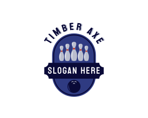 Sports Bowling Alley logo design