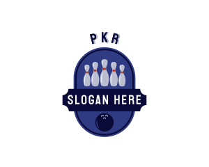 Sports Bowling Alley logo design