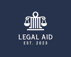 Attorney - Legal Attorney Pillar Scales logo design