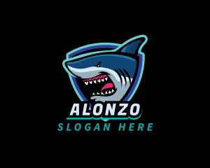 Shark Team Mascot logo design