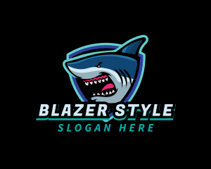 Shark Team Mascot logo design