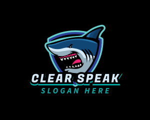 Shark Team Mascot logo design