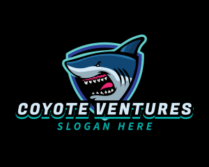 Shark Team Mascot logo design