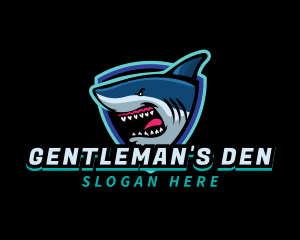 Shark Team Mascot logo design