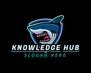 Arcade - Angry Shark Mascot logo design