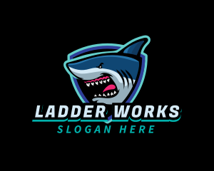 Shark Team Mascot logo design