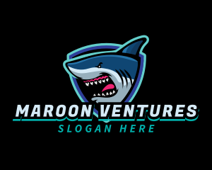 Shark Team Mascot logo design