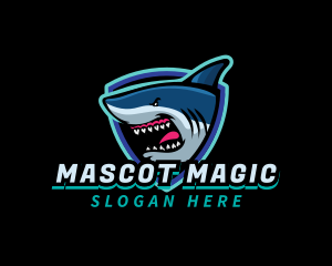 Mascot - Angry Shark Mascot logo design