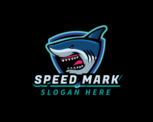 Shark Team Mascot logo design