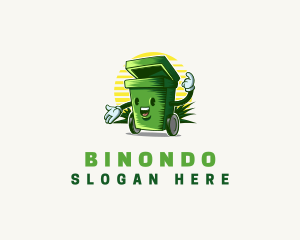Garbage Bin - Garbage Trash Bin logo design