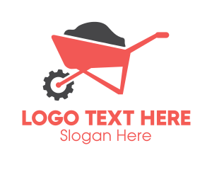 Red Wheelbarrow Cog Logo