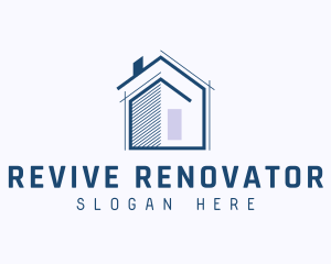 Renovator - House Building Renovation logo design
