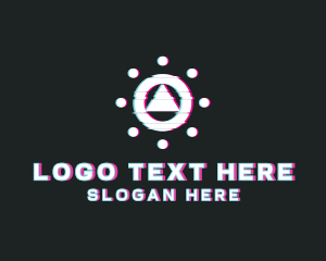 Tech - Digital Tech Glitch logo design