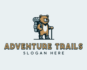 Bear Scout Camper logo design