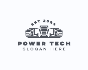 Truckload - Trucking Delivery Transport logo design