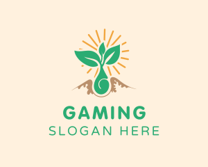 Green Seedling Farming Logo