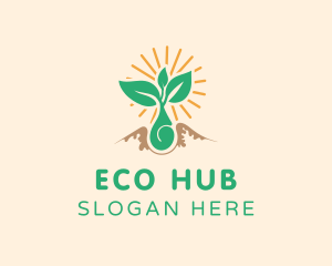 Green Seedling Farming logo design