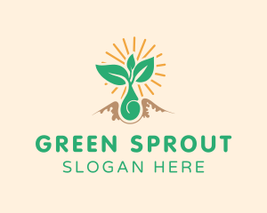 Green Seedling Farming logo design