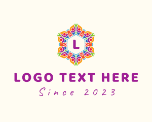 Petals - Festive Flower Lantern logo design