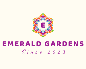 Festive Flower Lantern logo design