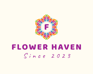 Festive Flower Lantern logo design