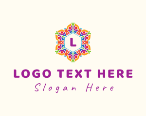 Festive Flower Lantern Logo