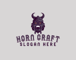 Viking Warrior Horns logo design