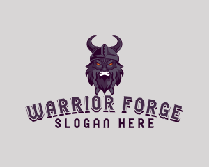 Viking Warrior Horns logo design