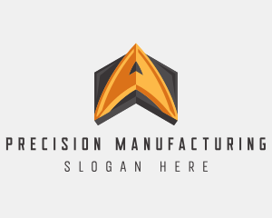 Manufacturing - Modern Industrial Company Letter A logo design