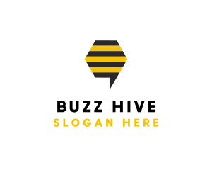 Bee - Bee Messaging Chat logo design