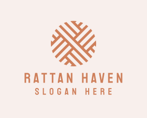 Rattan - Circle Tile Pattern logo design