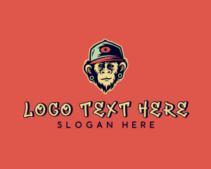Streetwear - Hiphop Monkey Streetwear logo design