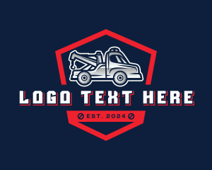 Transport - Tow Truck Vehicle logo design