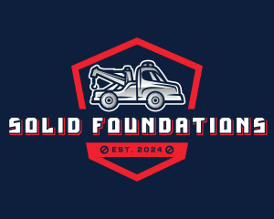 Tow Truck Vehicle Logo