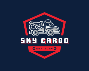 Tow Truck Vehicle logo design