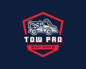 Tow Truck Vehicle logo design