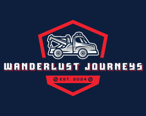 Roadie - Tow Truck Vehicle logo design