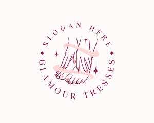 Manicure Pedicure Nail Polish logo design